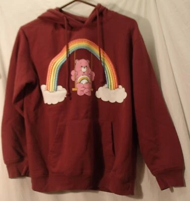 Sudadera con Capucha Care Bears Rainbow Cheer Bear Borgoña Juniors L 11-13 Foto 1 de 4