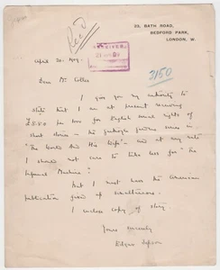 Edgar Alfred Jepson (1863-1938), Kriminalromanautor - Bild 1 von 1