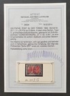 DAP Türkei MiNr. 23 I / II gestempelt mit BPP-Fotoattest "fehlerfrei" (A 618)
