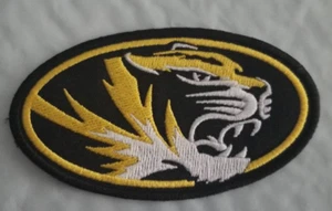 Embroidered University of Missouri Mizzou NCCA Tigers Patch approx 2.25x3.75" - Picture 1 of 2