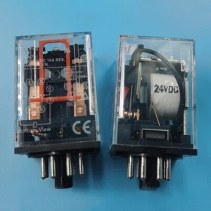 2Pcs MK2P-I 24VDC 8Pins Electromagnetic Relay - Picture 1 of 1
