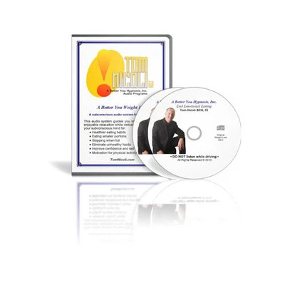 Juego de pérdida de peso Tom Nicoli en 2 CD hipnosis para perder peso devolución del cliente - Imagen 1 de 3