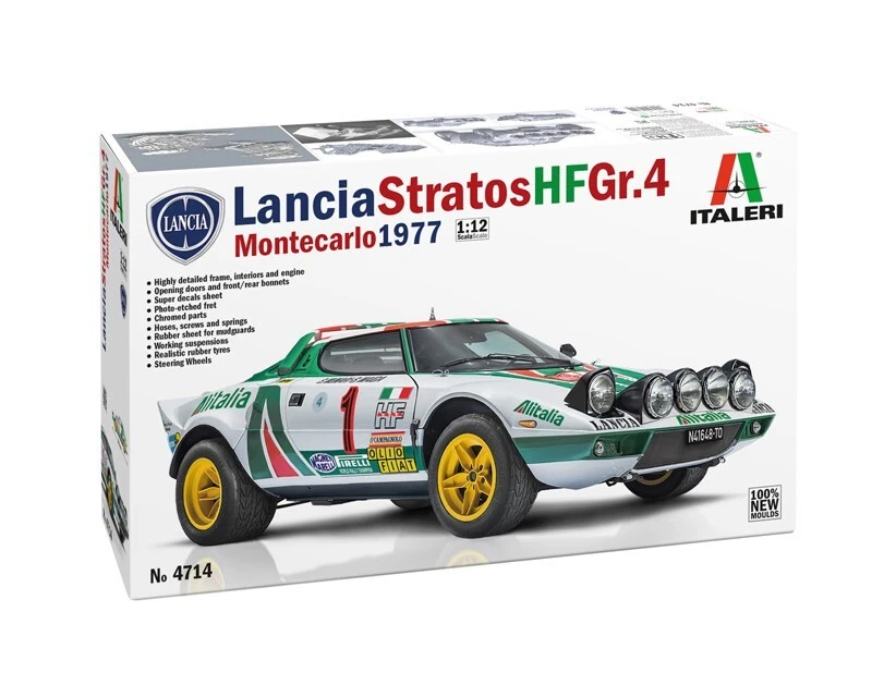 Italeri 4714 1 12 Lancia Stratos HF misura 4 – Modellismo kit da