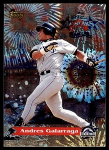 1997 Topps Andres Galarraga Baseball Card Colorado Rockies #AS4 - Picture 1 of 2
