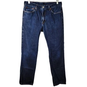 Lucky Brand Jeans Mens 33x32 Blue Medium Wash Classic Straight Casual Denim - Picture 1 of 14