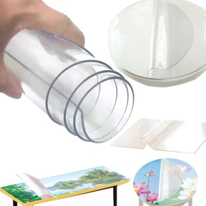 Table Cover Protect Clear Mat Desk Pads Round Square Lot Size:40cm-180cm - Picture 1 of 88