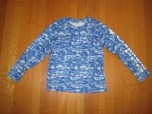 Columbia PFG Blue Omni Shade Long Sleeve Top Tee Sz XS (6-7) Boy Girl