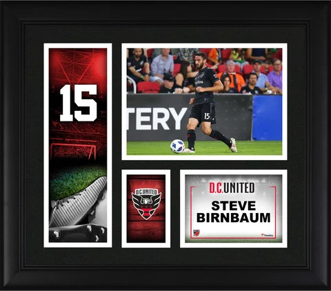 Steve Birnbaum D.C. United Framed 15'' x 17'' Player Collage Cover