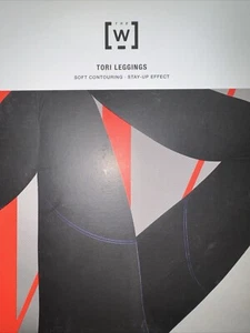 Wolford Tori Leggings Size: Extra Small Color: Lunar / Black 19310 - 21 - Picture 1 of 7