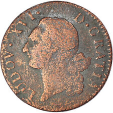 [#1060990] Coin, France, Sol, 1778-1786, Aix, F, Copper, Gadoury:350