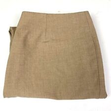 Talbots Petite Women 14P Dress Pants Classic Side Zip Tan Brown Polyester Blend