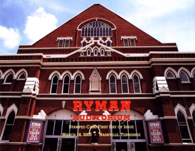 USPS FDC Ceremony Program UX313 Ryman Grand Ole Opry Nashville 2000 - Image 1 of 4
