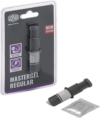 Cooler Master MasterGel REGULAR 1.5ml THERMAL Paste GREASE Cooling CPU GPU - Image 1 of 4