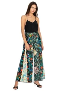 Johnny Was "Kashim Rachel" silk blend wide leg pants size S/UK8-10 - Picture 1 of 10
