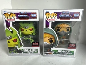 POP! Funko Turtles of Grayskull He-Man/Skeletor #1661 #1662 NEW Lot 2 In Protect - Picture 1 of 6