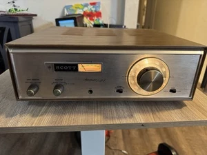 HH Scott Stereomaster LT-110-B Stereo Tube Tuner w/ Metal Cover. Sounds Good - Picture 1 of 16