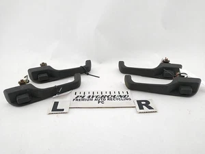 Jeep Cherokee XJ Set Of 4 Four Exterior Door Handles Black Fits 1997-2001 97 98 - Picture 1 of 12