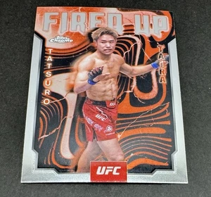 2025 Topps Chrome UFC Tatsuro Taira Fired Up #FUP-19 - Picture 1 of 2