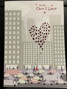 Liebe Happy Valentinstag Grußkarte mit Umschlag - Bild 1 von 4