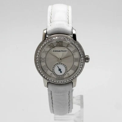 Reloj Audemars Piguet Jules Diamante Oro Blanco 18K Diamante Esfera Plateada 77228BC Foto 1 de 4