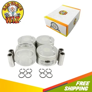Engine Piston Set Fits 97-01 Honda Prelude 2.2L 16V DOHC H22A4 - Picture 1 of 2
