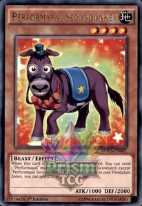 1st ed Performapal Secondonkey rare DOCS-EN001 Yugioh - Picture 1 of 1