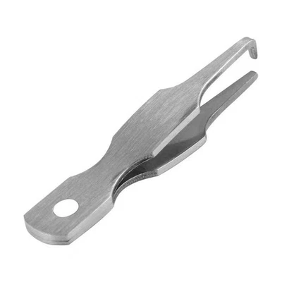 6 * 1.1cm Pinzette Öffnungszange Edelstahl Grau Teile Tragbar Brandneu - Bild 1 von 4