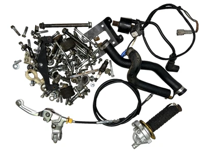 2002 02 Suzuki RM125 RM 125 Engine Body Bolts Washers Nuts Springs Misc Etc - Image 1 of 4