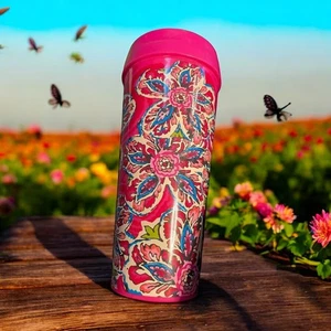 Vera Bradley Vaso Taza Café Viaje Sunburst Floral Libre de BPA Aislado 16oz - Imagen 1 de 13
