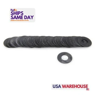 Dura-Bond 1175, Set of 100 Black Steel Valve Spring Shims 1.270 Od/.570 Id/.015  Foto 1 de 4