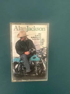 Alan Jackson A Lot About Livin' 1992 (Cassette) - Picture 1 of 2