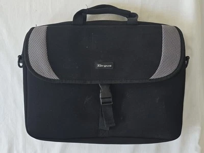 Bolsa para laptop Targus preta/cinza carteiro bolsa de neoprene acolchoada 16" x 12" - Imagem 1 de 4