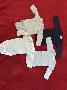 4 Langarm Bodies Impidimpi Und Wickelbody H&M Gr. 50/56 Bio Baumwolle - Bild 1 von 16