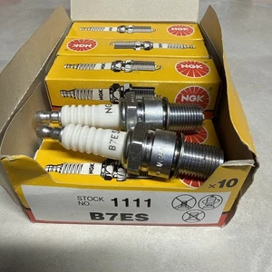10 NON-RESISTOR NGK B7ES Spark Plugs Kawasaki  NGK # 1111 - Picture 1 of 1