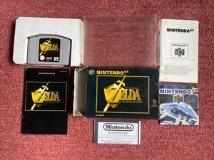 Nintendo 64 Boxed Complete Zelda N64 Vintage Video Game PAL - Picture 1 of 6