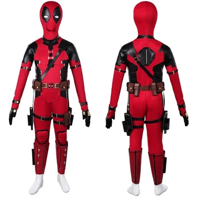 Deadpool Wade Wilson мальчиков комбинезон косплей костюм наряд Хэллоуин вечеринки костюм - Изображение 1 из 4