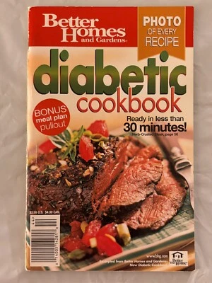 Better Homes & Gardens Diabetic Cookbook 1994 - Image 1 of 3