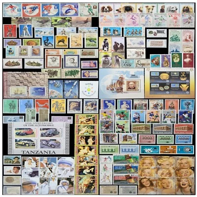 Worldwide Stamp Collection Mint (Ed. 2) - 45 Full Sets - 35 Different Countries - Image 1 of 4