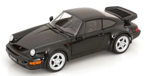 PORSCHE 911 (964) TURBO NERO 1989 SCALA 1:18 MODELLINO PRESSOFUSO SUPERBA AUTO D'EPOCA - Foto 1 di 5