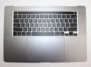 Apple MacBook Pro 16" A2141 2019 funda superior reposamanos teclado trackpad gris espacial - Imagen 1 de 2