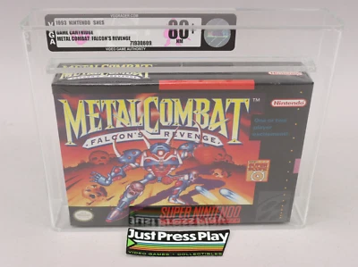 Metal Combat: Falcon's Revenge Super Nintendo SNES Super Scope Sealed VGA 80+ NM - Image 1 of 4