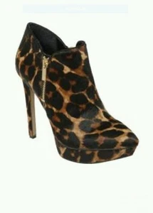 ¡NUEVO! Jessica Simpson Venni 2 - Botas al tobillo poni leopardo talla 6, 9,5 - Imagen 1 de 11