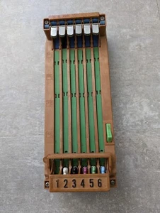 VINTAGE 1960er SHINSEI MINI DERBY BATTERIEBETRIEBEN PFERDERENNSPIEL 5 PFERDE - Bild 1 von 5