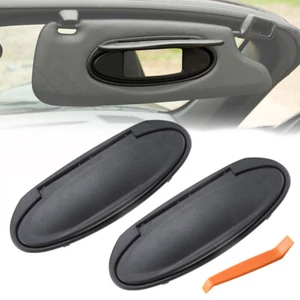 2X Visor Mirror Cover Trim For Porsche Boxster Cayman (986/987) 911 (996/997) US - Picture 1 of 11