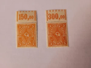 Deutsche Reich 1922 Inflation - Mi 227a W OR & 227b W OR - MNH (**) - CV 37Euro - Picture 1 of 1