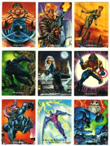 1992 MARVEL MASTERPIECES BASE CARD SINGLES PICK & COMPLETE YOUR SET - Picture 1 of 101
