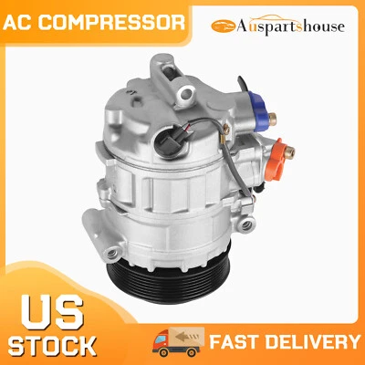 A/C AC Compressor for Porsche 2011-2014 911 3.4L 3.8L 2009-2014 Boxster 2.7L - Image 1 of 4