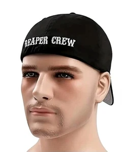 SOA - REAPER CREW Gorra de Béisbol Ajustable NEGRA Bordada Gorra de Béisbol Sombrero - Imagen 1 de 3
