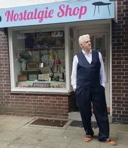 Traje estilo Seamstress London años 40, pantalón + chaleco, mejor calidad de sastre - Imagen 1 de 9