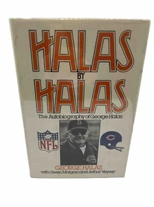 HALAS BY HALAS by George Halas 1st Edition HCDJ Biography Sports NFL Football - Picture 1 of 7